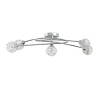 Vidaxl Plafonnier Avec Abat-Jour En Maille Métallique Pour 5 Led G9