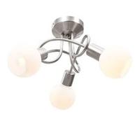 Plafondlamp met keramieken bolvormige kappen voor 3xE14 wit289228