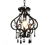 vidaXL Plafonnier avec Perles Rond Lampe Suspendue Lustre Luminaire Eclairage Salon Salle de Séjour Salle à Manger Chambre à 281594