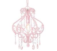 vidaXL Plafonnier avec Perles Rond Lampe Suspendue Lustre Luminaire Eclairage Salon Salle de Séjour Salle à Manger Chambre à 281595