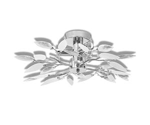 vidaXL Plafonnier Forme Feuille Acrylique 3 Ampoule Lampe Suspension Lustre