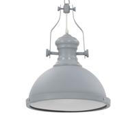 Vidaxl Plafonnier Gris Rond E27