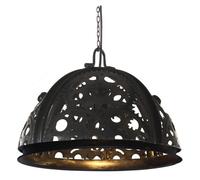Vidaxl Plafonnier Industriel En Forme De Roue Dentée 45 Cm E27 Noir