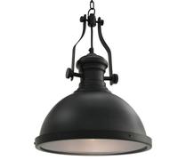 Vidaxl Plafonnier Noir Rond E27