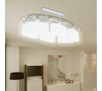 vidaXL Plafonniers ellissoïdaux 2 pièces parapluie en verre E14