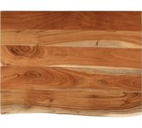 vidaXL Plan de toilette 80x60x3,8 cm Rectangulaire en bois massif d'acacia