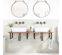 vidaXL Plan de toilette huilé 160x50x2 cm bois massif acacia