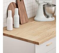 vidaXL Plan de travail de cuisine bois de chêne massif rectangulaire, plan de travail, plan de travail de cuisine, plan de toilette, comptoir