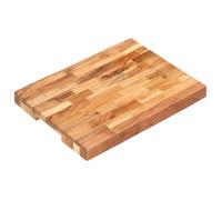 vidaXL Planche à découper 40x30x4 cm Bois d'acacia massif