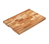 vidaXL Planche à découper 60x40x4 cm en bois d'acacia massif