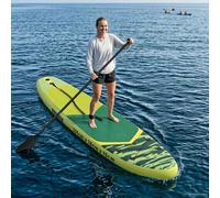 Vidaxl Planche À Pagaie Gonflable Poseidon Vert 335 X 76 X 15 Cm Pvc