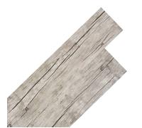 vidaXL Planche de Plancher PVC 2 mm Autoadhésif Chêne Délavé Dalle de Sol 245171
