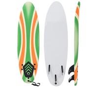 vidaXL Planche de surf Boomerang 170 cm – Paddle sport nautique – Bleu et crème