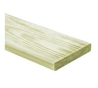 vidaXL Planche de terrasse 12 pcs Vert imprégné 1,44 m², Jardin et Terrasse, Plancher Rectangulaire, Bois Résistant aux Intempéries, Durable, Panneaux Rustic Pin