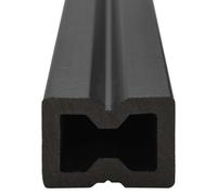 Vidaxl Planche De Terrasse 4 Pcs Teck Wpc