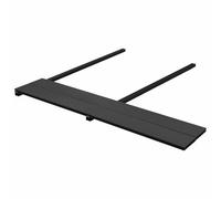 vidaXL Planche de terrasse 6 pcs Anthracite WPC, Panneau de terrasse Moderne, extérieur stylé, Solution de terrasse Durable, WPC Anthracite, Facile à DIY