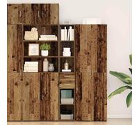vidaXL Planche haute en vieux bois 30 x 42.5 x 185 cm Matériau dérivé du bois