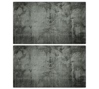 Vidaxl Planches Ã Dã©Couper 2 Pcs Motif De Bã©Ton Verre Trempã©