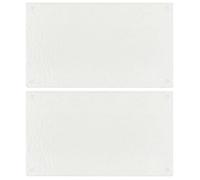 Planches à découper 2 pcs motif de bulles Verre trempé