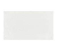 vidaXL Planches à découper 2 pcs. Transparent Motif de bulles Verre dur
