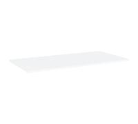 vidaXL Planches de bibliothèque 4 pcs. Blanc 80x20x1,5 cm Bois composite