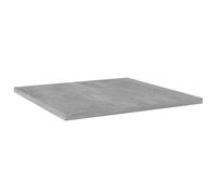 vidaXL Planches de bibliothèque 4 pcs. Gris béton 40x40x1,5 cm Bois composite