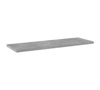 vidaXL Planches de bibliothèque 4 pcs. Gris béton 60x20x1,5 cm Bois composite