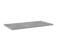 vidaXL Planches de bibliothèque 4 pcs. Gris béton 60x30x1,5 cm Bois composite