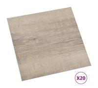Vloerplanken 20 st zelfklevend 1,86 mÂ² PVC taupe330158