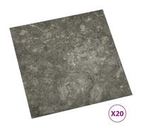 Vloerplanken 20 st zelfklevend 1,86 mÂ² PVC grijs330156