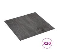 Vidaxl Planches De Plancher Autoadhésives 20 Pcs Pvc 1,86 M² Marron