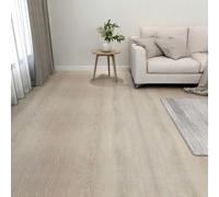 Vidaxl Planches De Plancher Autoadhésives 55 Pcs Pvc 5,11 M² Beige