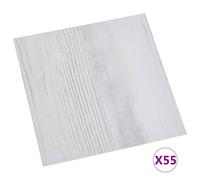 Vidaxl Planches De Plancher Autoadhésives 55 Pcs Pvc 5,11m² Gris Clair