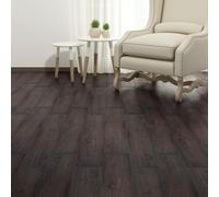 vidaXL Planches de plancher PVC autoadhésif 2,51 m² 2 mm Marron foncé