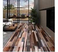 vidaXL Planches de plancher PVC autoadhésif 2,51 m² 2 mm Multicolore, carreaux de revêtement de sol, plancher stratifié, 342886