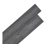 vidaXL Planches de Plancher PVC autoadhésif 2,51 m² 2 mm Noir et Blanc, Carreaux de revêtement de Sol, Plancher stratifié, Planches de Plancher