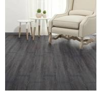 vidaXL Planches de plancher PVC autoadhésif 2,51 m² 2 mm Noir et blanc, carreaux de revêtement de sol, plancher stratifié, 342877