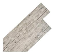 vidaXL Planches de plancher PVC Non auto-adhésif 5,26 m² Chêne délavé 245163
