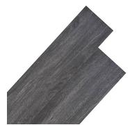vidaXL Planches de plancher PVC Non auto-adhésif 5,26 m² Noir et blanc 245167