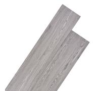 vidaXL Planches de plancher PVC Non auto-adhésif 5,26m² 2mm Gris foncé