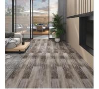 vidaXL Planches de Plancher Revêtement de Sol Dalle de Sol Salon Salle de Séjour Chambre à Coucher Maison PVC 5,02m² 2mm 146601