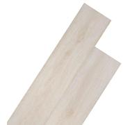 vidaXL Planches de sol autocollantes en PVC chêne classique blanc 30,5 x 61 | PVC avec motifs inspirés du bois naturel, placement auto-adhésif facile, s'adapte à différents
