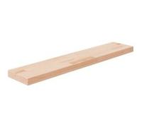 vidaXL Plank 100 x 20 x 4 cm onbewerkt massief eikenhout342951 Marron G
