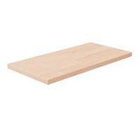 vidaXL Plank 40x20x1,5 cm onbehandeld massief eikenhout342920 Marron G