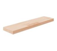 vidaXL Plank 80x20x4 cm onbehandeld massief eikenhout342950 Marron G