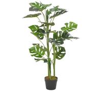 vidaXL Plante artificielle avec pot Monstera Vert 100 cm