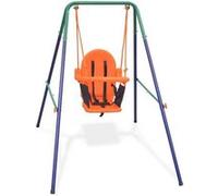 Balançoire Pour Enfants Avec Harnais De Sécurité Orange
