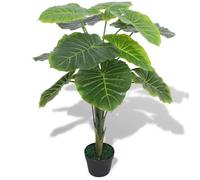 vidaXL Plante artificielle Taro avec pot 85 cm Vert