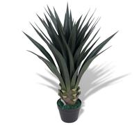 vidaXL Plante artificielle avec pot Yucca 85 cm Vert