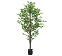 vidaXL Plante artificielle Ficus – 1260 feuilles, 200 cm, vert